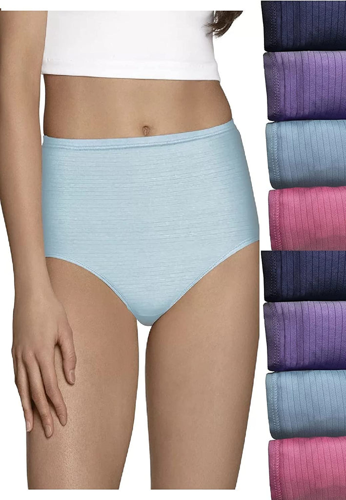 Fruit Of The Loom Women's Tag Free Cotton Bikini Panties, 10 Pack