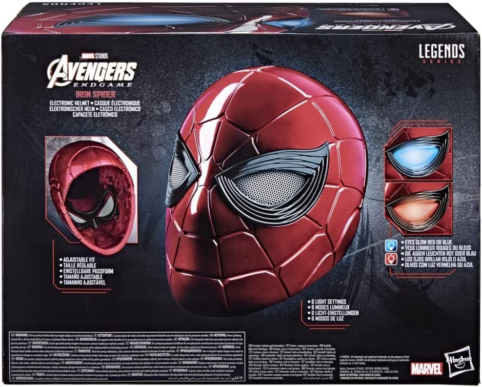 Marvel Legends Series Spider-Man Iron Spider Electronic Helmet