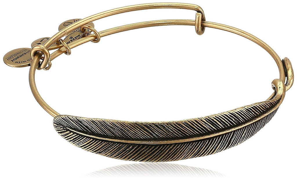 Alex and Ani Women's Quill Feather Bangle