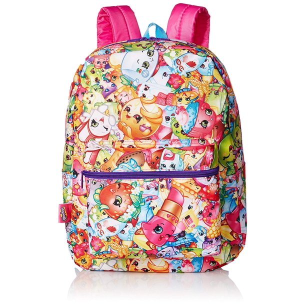 Shopkins Little Girls Print Backpack, Multi, One Size SY30713