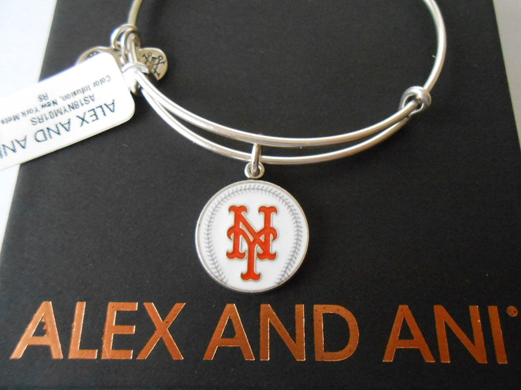 Alex and Ani Color Infusion New York Mets Rafaelian Silver