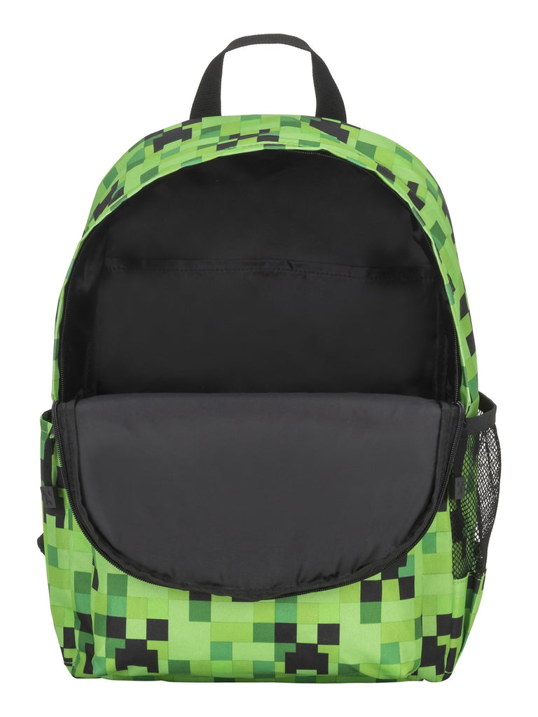 Minecraft kids Backpack Creeper Fatigue Tier 1 16"