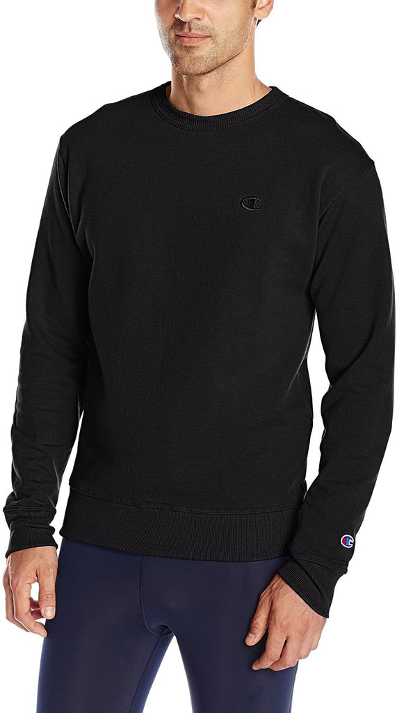 Champion Men's Powerblend Fleece Crew, C Logo