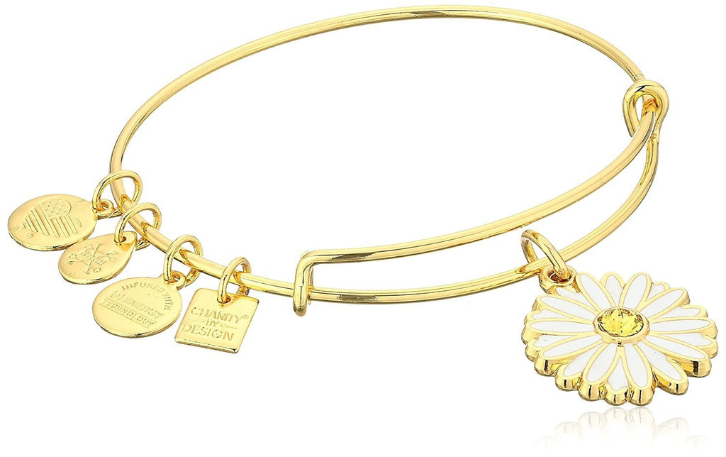 Alex and Ani Charity By Design, Daisy Bangle Bracelet