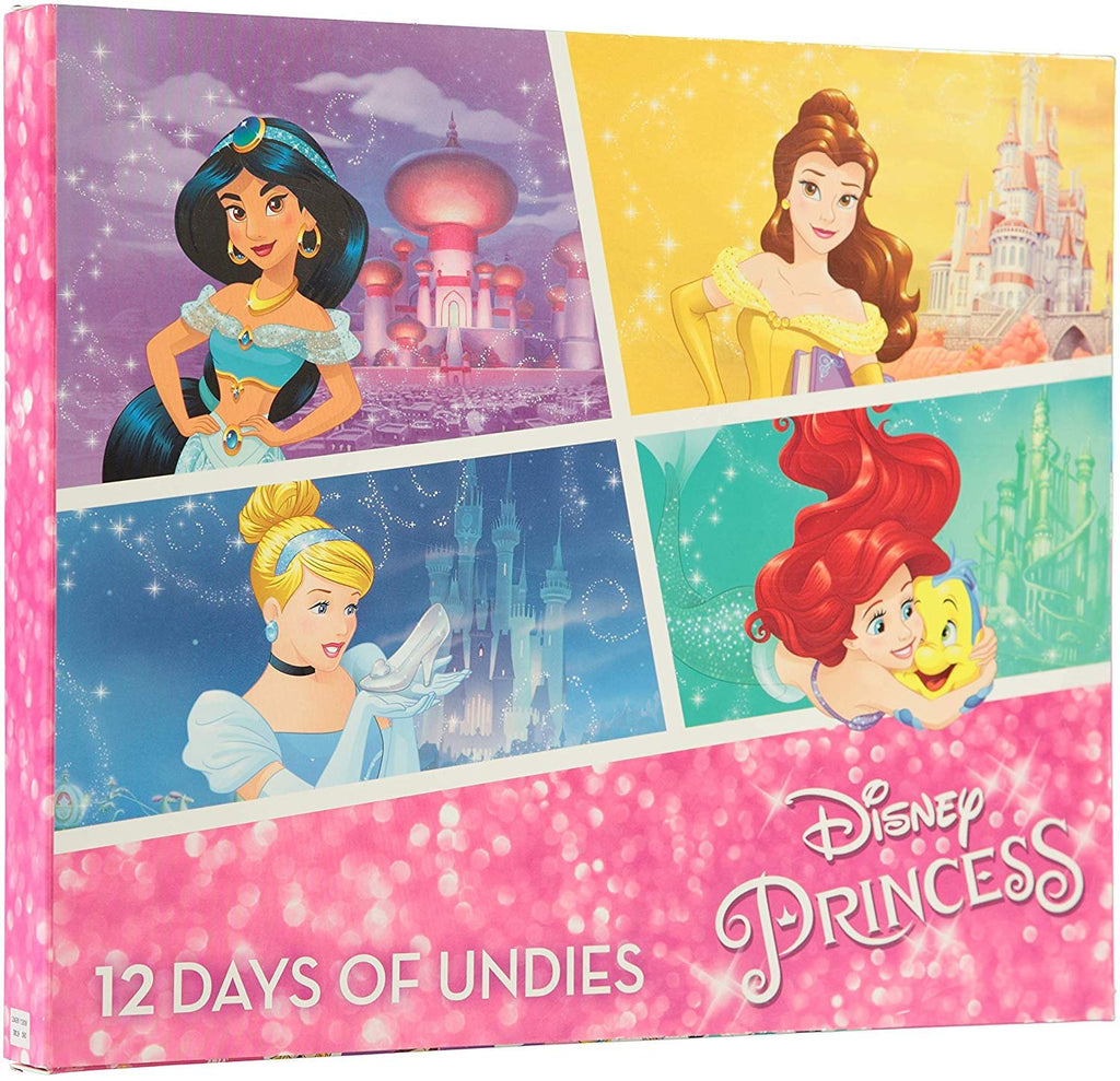 Disney Girls' Princess 12 Days Un-Boxing' Panty Giftbox