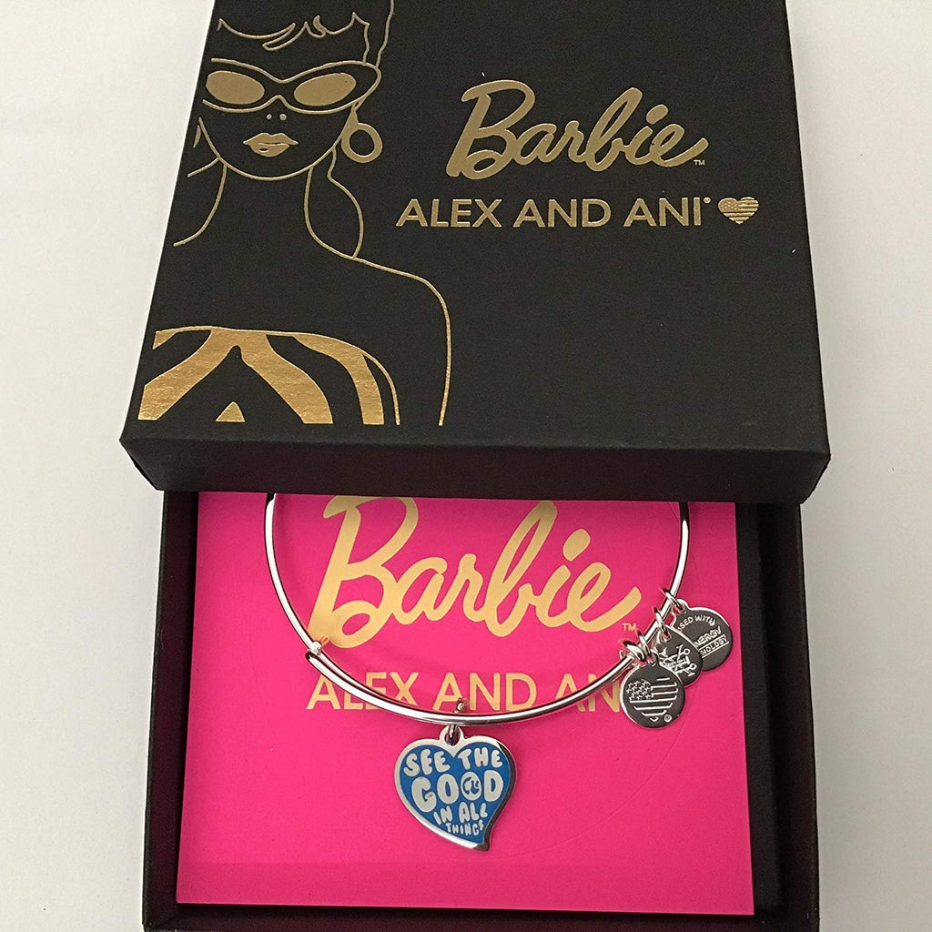 Alex and Ani Barbie Charm Bangle Bracelet