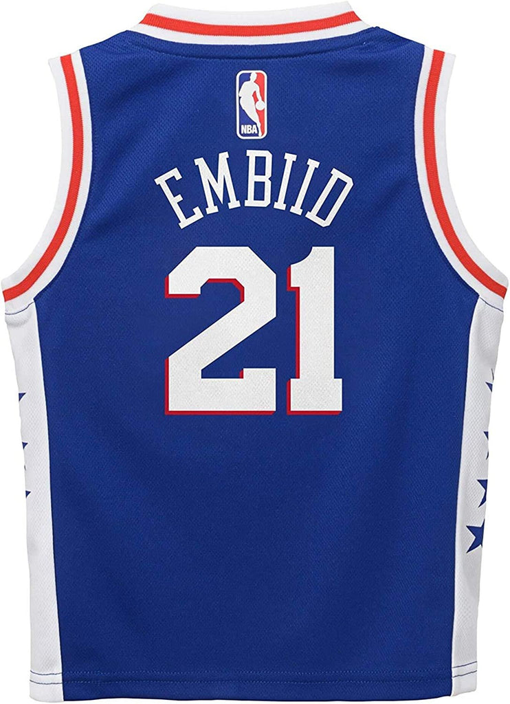 Joel Embiid Philadelphia 76ers #21 Blue Infants Toddler Icon Edition Jersey