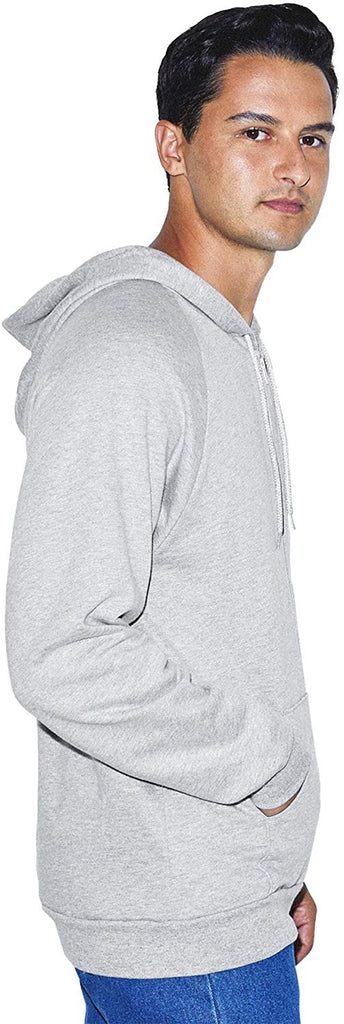 American Apparel Men's California Fleece Long Sleeve Zip Hoodie