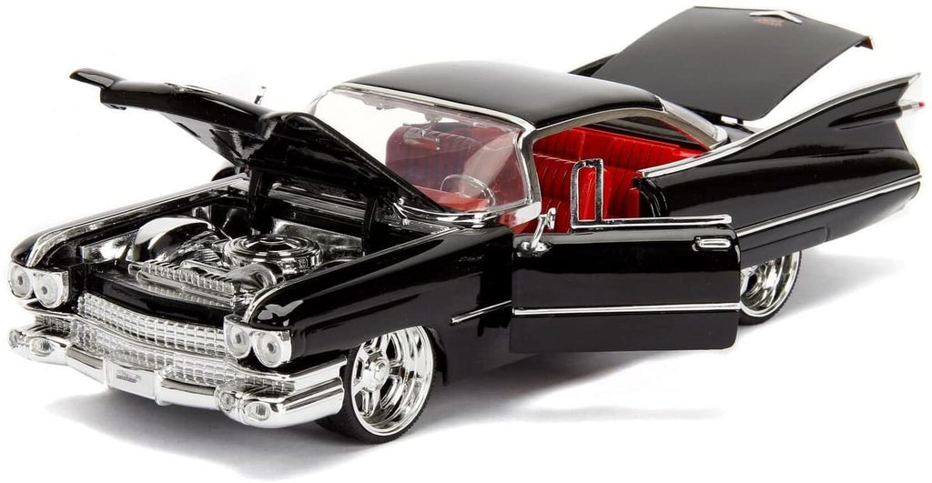 Jada Toys – Collectible, 99989bk – 99989 Car Cadillac – 1959 Coupe DeVille, Black