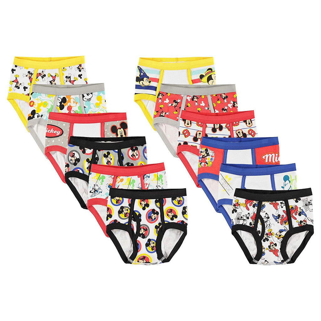 Disney Boys' Toddler Mickey Mouse Days' Gift Box 12-Pack Brief