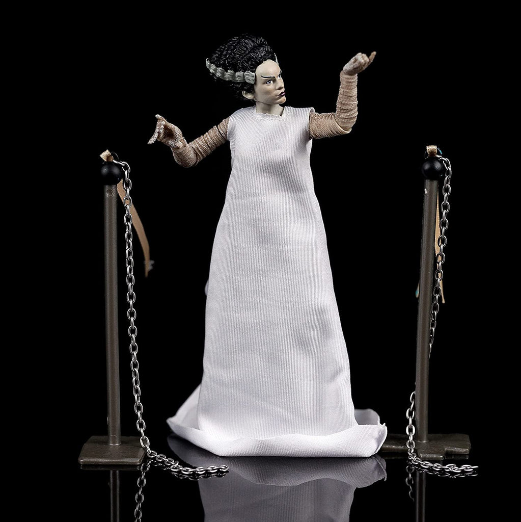 Jada Toys Universal Monsters 6" Bride of Frankenstein Action Figure, Toys for Kids and Adults , Black