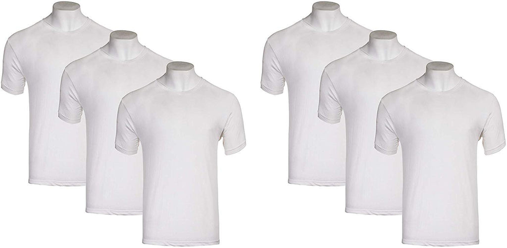 HEAD Boys White V-Neck Tee 6-Pack - Sizes S-XL