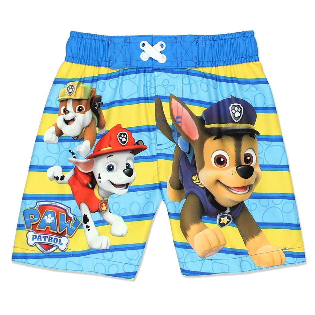 Paw Patrol Boy's Swim Trunks Bathing Suit Toddler Sizes 2T 3T 4T