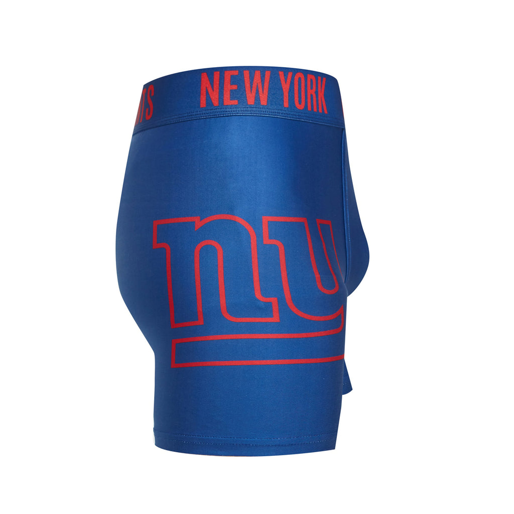 New York Giants Mens Boxer Briefs NFL Performance Active Underwear