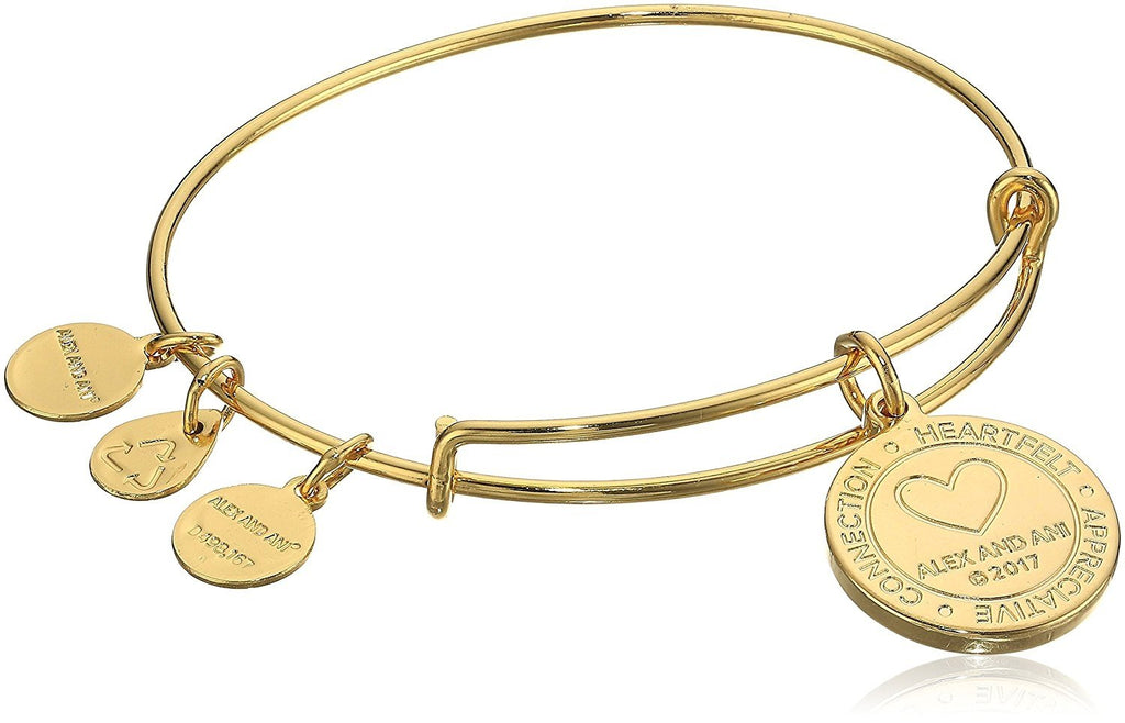 Alex and Ani Because I Love You with Swarovski Crystal Bangle Bracelet