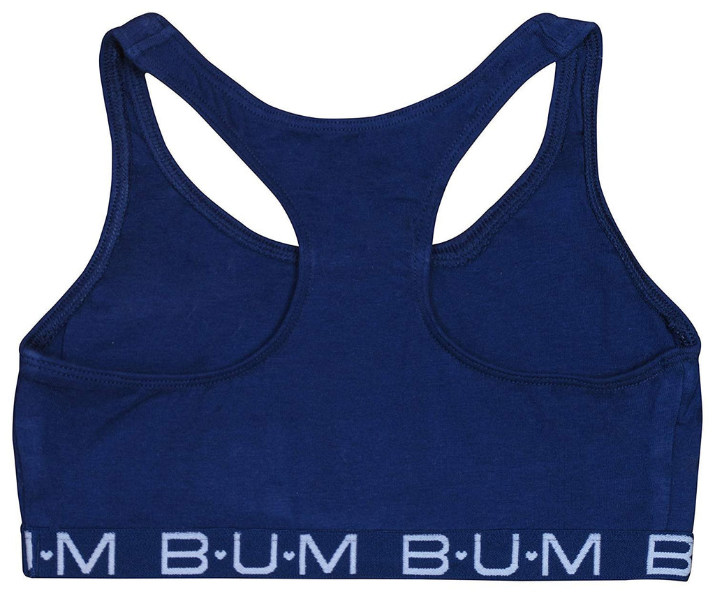 B.U.M. Equipment Girls Racerback Sports Bra, 4 Pack