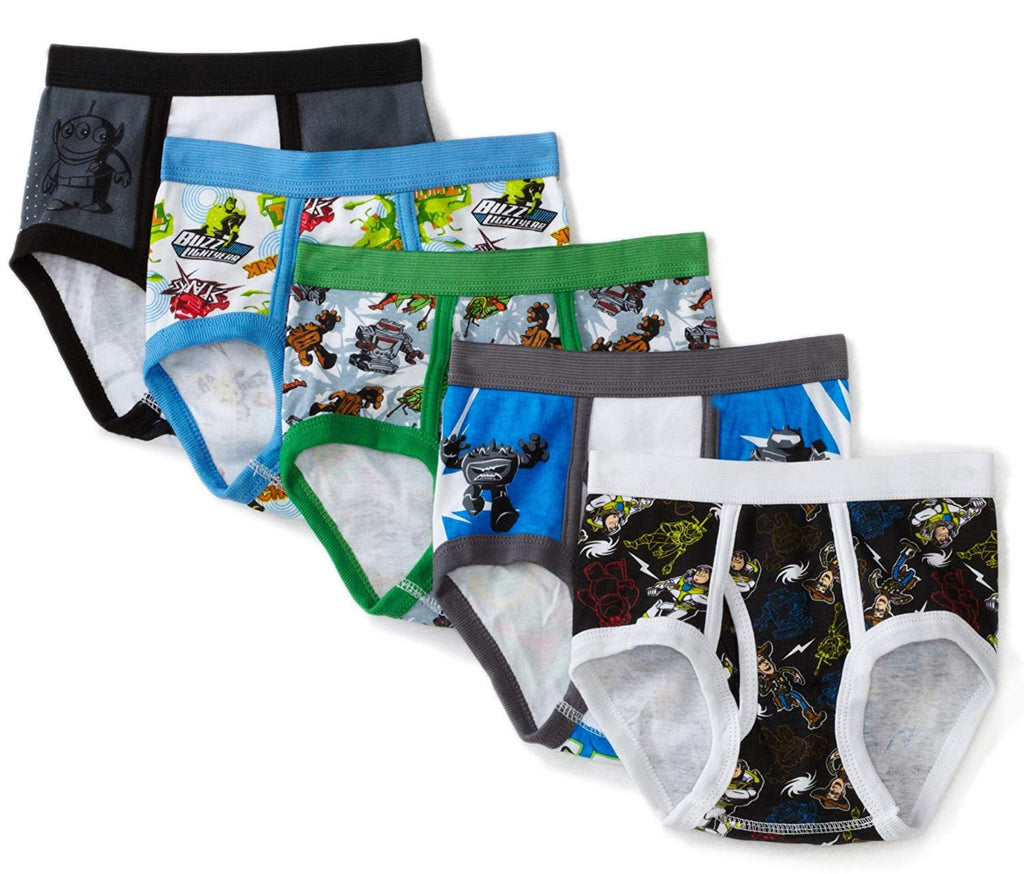 Handcraft Big Boys' Toy Story 5 Pack Brief, Multi, 8