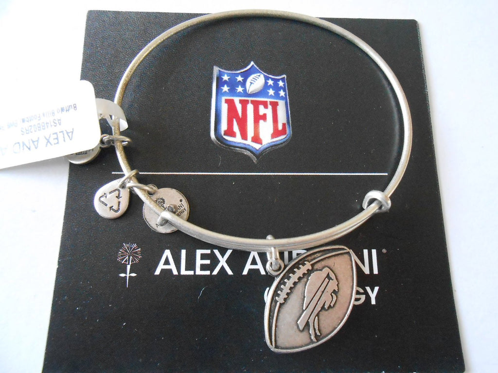 Alex and Ani Buffalo Bills Football Expandable Bangle Bracelet