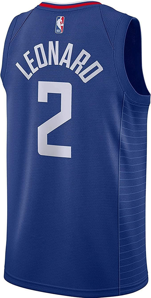 Nike Kawhi Leonard Los Angeles Clippers NBA Boys Youth 8-20 Blue Icon Edition Swingman Jersey (Youth X-Large 18-20)