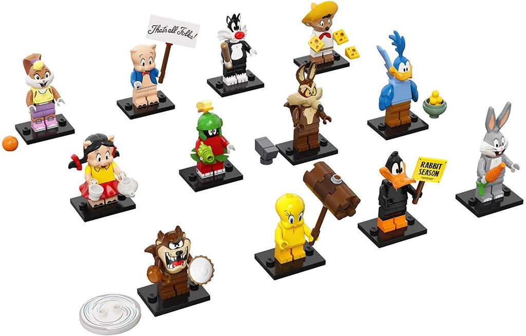 LEGO Minifigures Looney Tunes 66667 Building Kit; Cool Toys to Add Fun Action to Sets; an Awesome Collectible Gift for Looney Tunes Fans or Kids of Any Age, New 2021 (6 Pack)