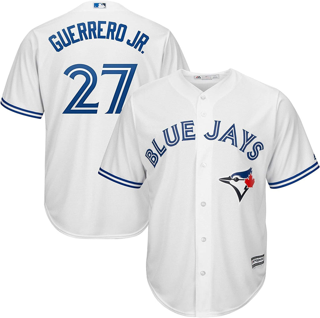 Outerstuff Vladimir Guerrero Jr. Toronto Blue Jays Youth 8-20 White Home Cool Base Replica Jersey