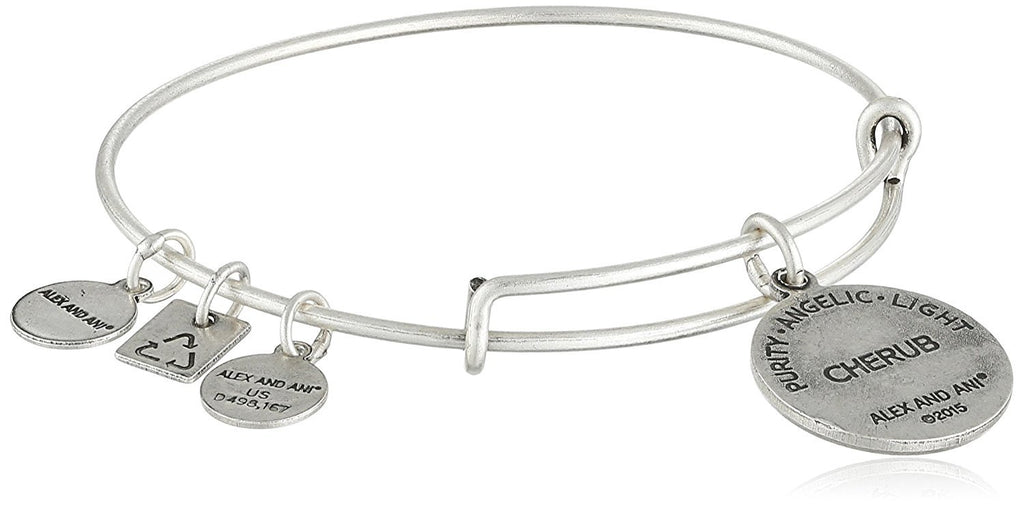 Alex and Ani Women's Charity by Design - Cherub Expandable Charm Bangle Bracelet