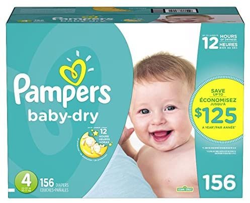 Pampers Baby-Dry ECON Bonus Size 4-156ct