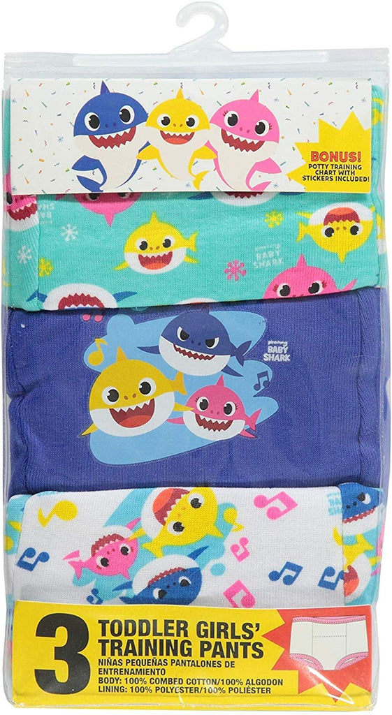 TEN28 by Handcraft Girls' Toddler Baby Shark Potty Training Pants