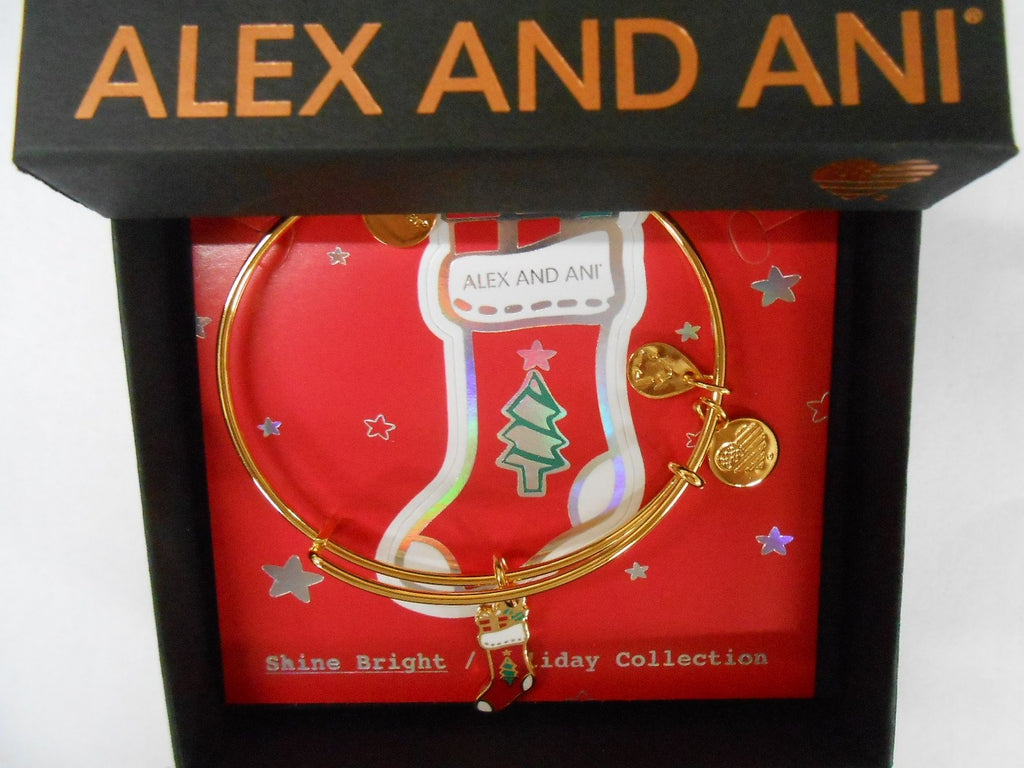 Alex and Ani Womens Stocking Bangle