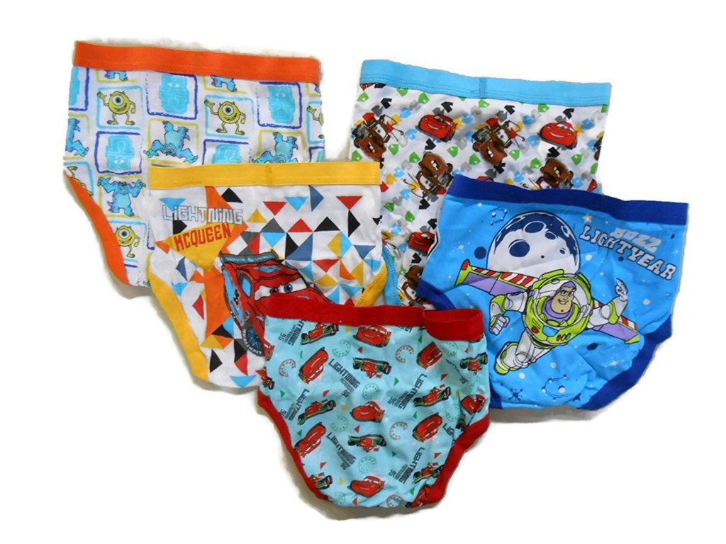 Disney Little Boys' Pixar 5-Pack Brief (Models May Vary)