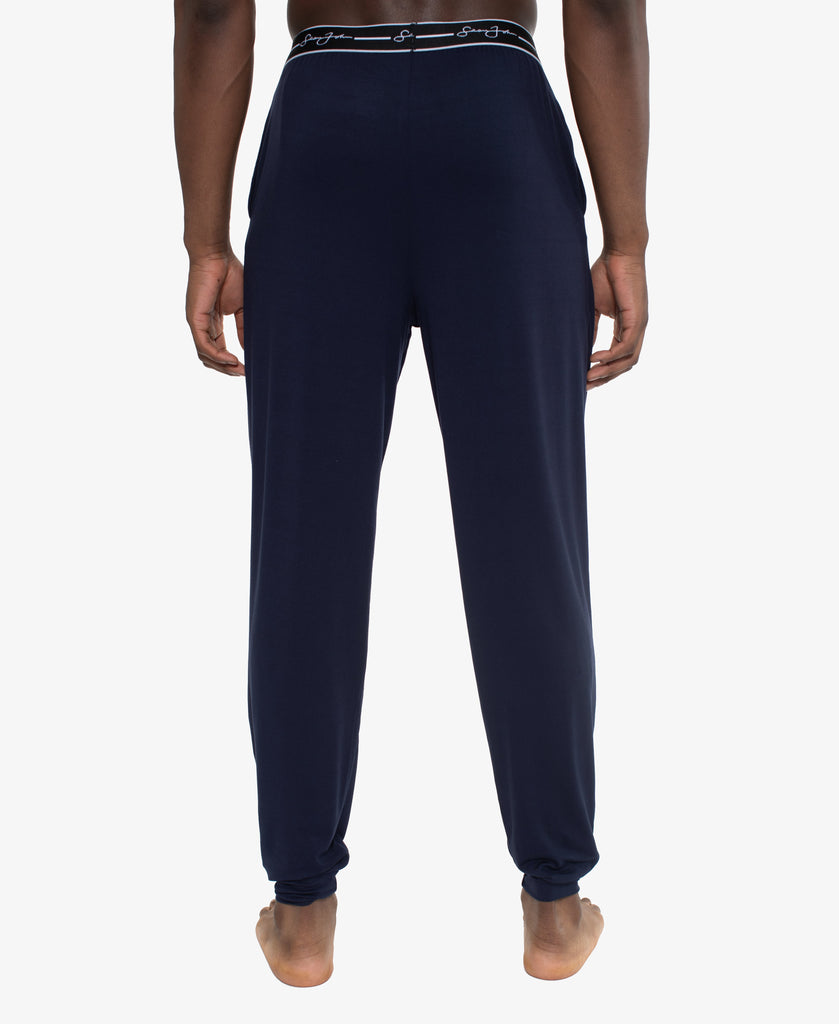 Sean John Mens Lounge Pants - Pockets Jersey Spandex/Polyester Blend Pajamas