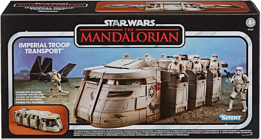 Star Wars The Vintage Collection The Mandalorian Imperial Troop Transport Toy Vehicle, Toys for Kids Ages 4 and Up