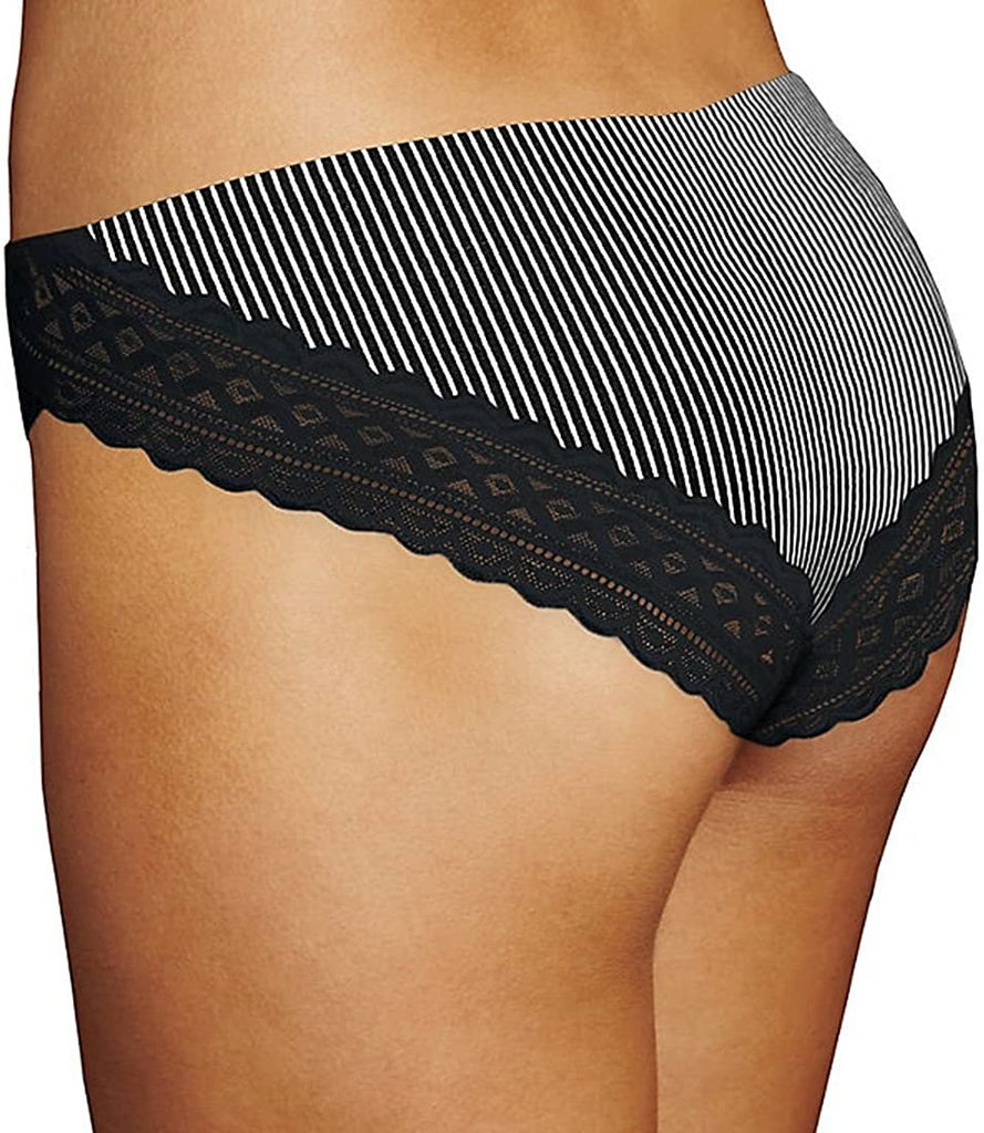 Maidenform Women's One Fab Fit Cotton Stretch Tanga Panty CS59 6 Classic Stripe Print