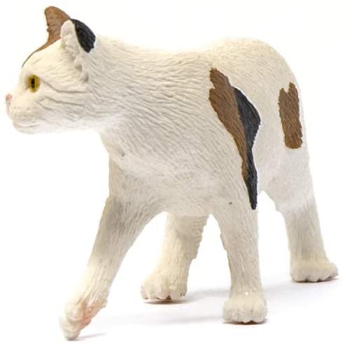 SCHLEICH Farm World, Animal Figurine, Farm Toys for Boys and Girls 3-8 Years Old, American Shorthair Cat