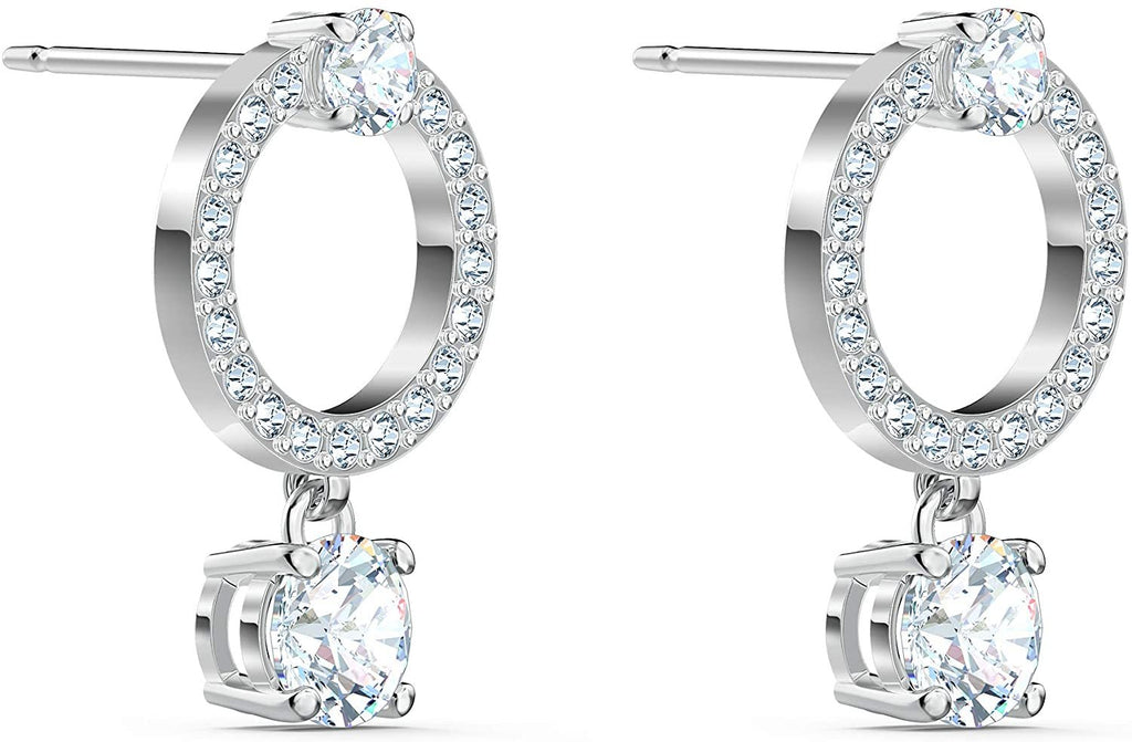 Swarovski Attract Circle Pierced Earrings