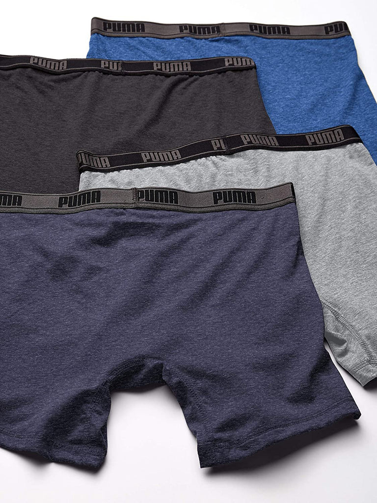 PUMA Men's 4 Pack Tech Boxer Brief