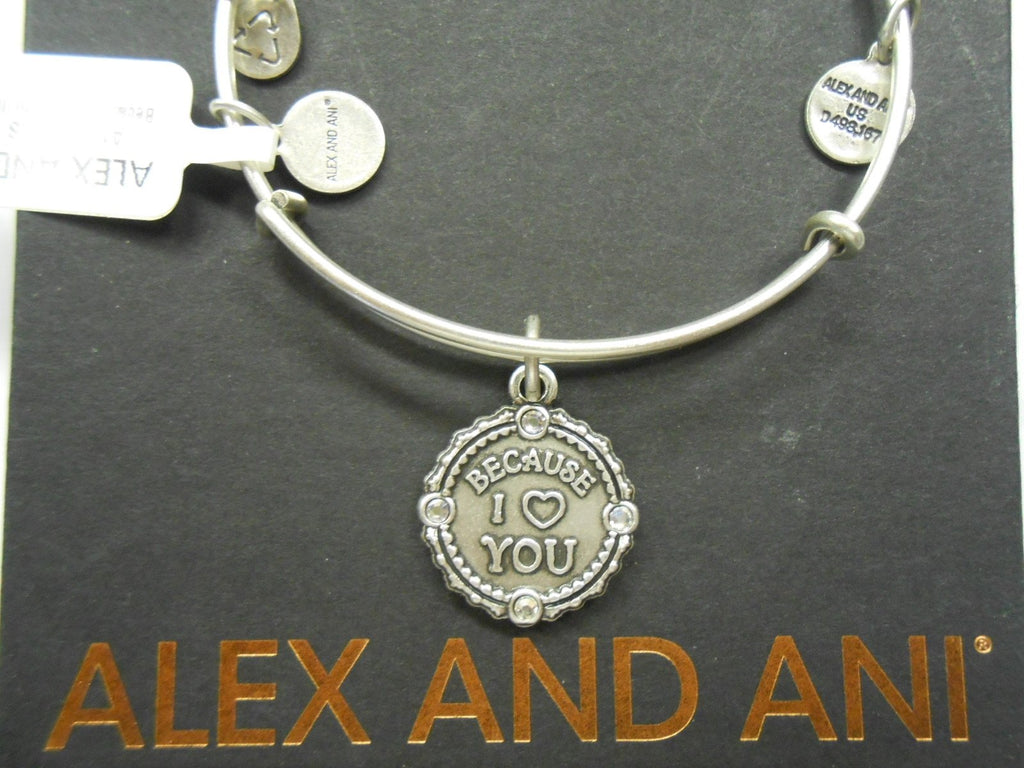 Alex and Ani Womens Because I Love You III Bangle