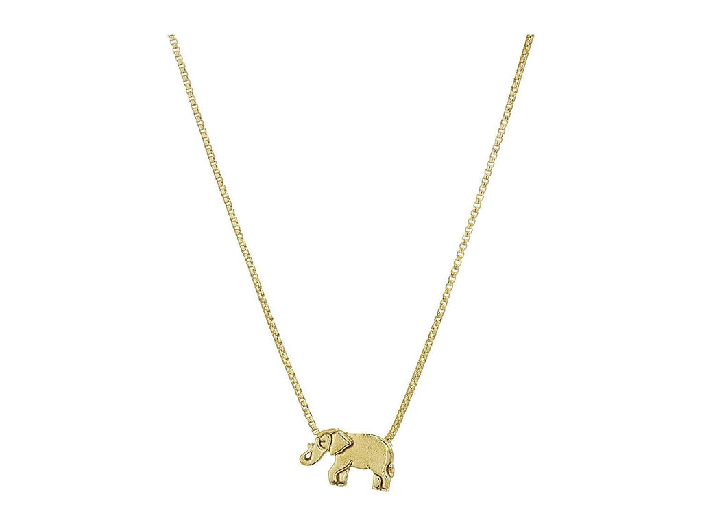 Alex and Ani Womens Elephant 18" Adjustable Necklace - Precious Metal