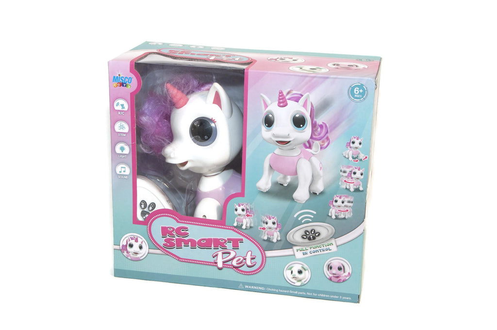 Misco Toys Remote Control Unicorn Smart Pet Electric Hobby Toy Robot Pet Girls