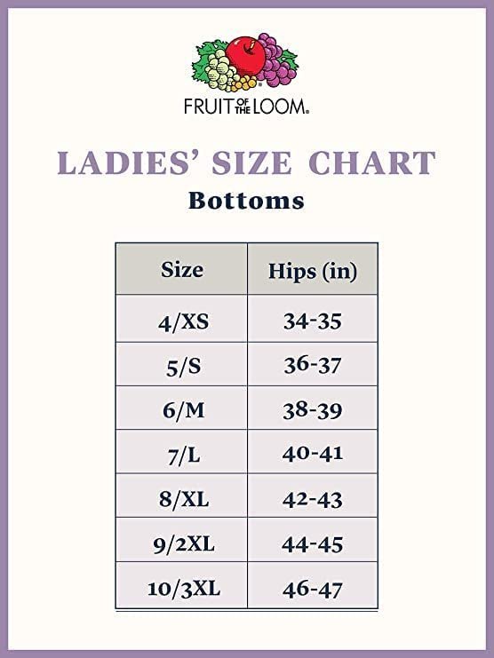 Fruit of the Loom Women's Breathable Underwear (Regular & Plus Size)