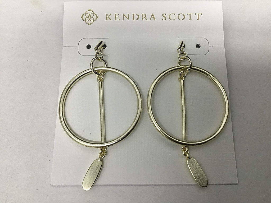Kendra Scott Nalani Open Frame Earrings in Gold Metal