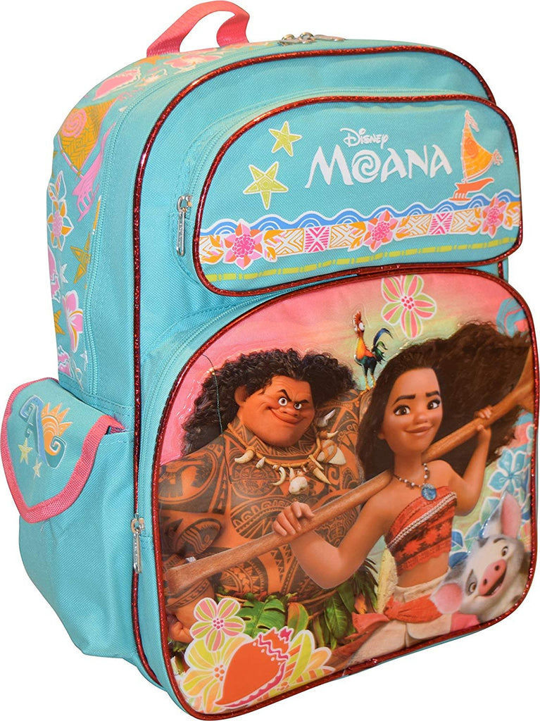 Disney Princess Moana Girl's Deluxe 16" School Bag Backpack