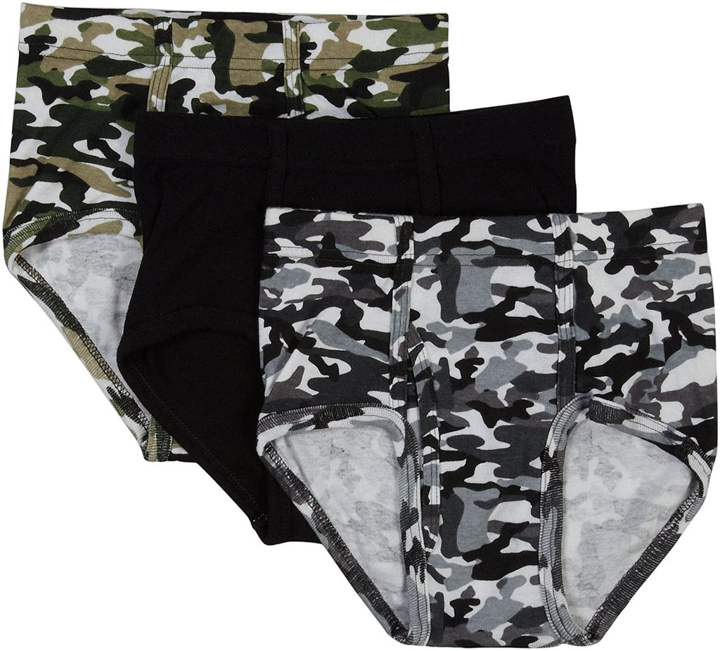 Hanes Boy's Comfortsoft Printed Brief (Pack of 3)