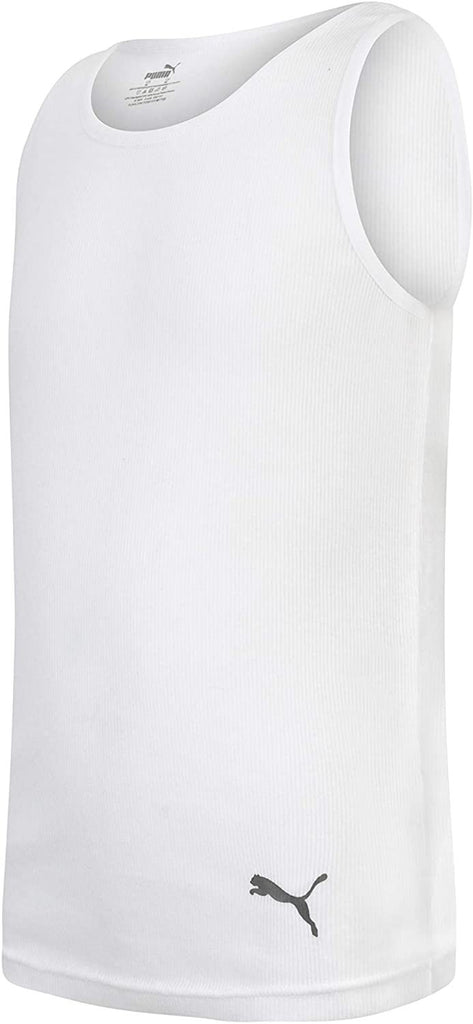 PUMA 3 Pack Boys' Classic Rib Tank Top