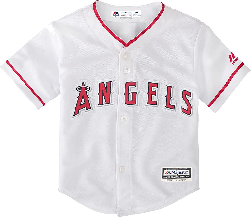 Outerstuff Shohei Ohtani Los Angeles Angels #17 Toddler Cool Base Home Jersey (Toddler 2T)