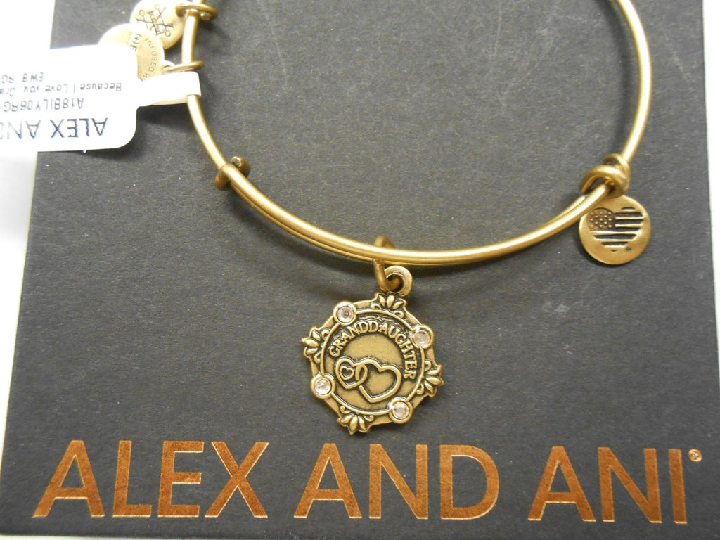 Alex and Ani Womens Because I Love You Granddaughter III Bangle