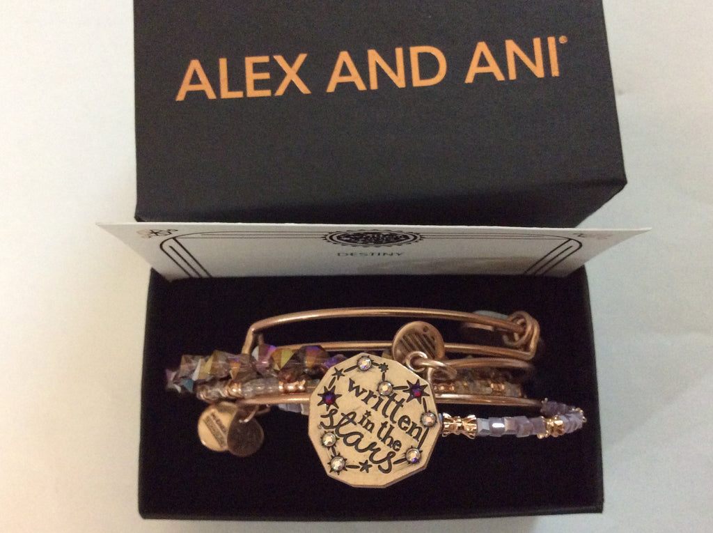 Alex and Ani Women's Written in The Stars Bracelet Set of 5