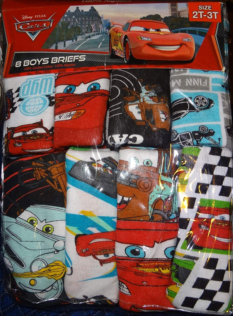 Disney Pixar Cars 8 Boys Briefs Handcraft (2T-3T)