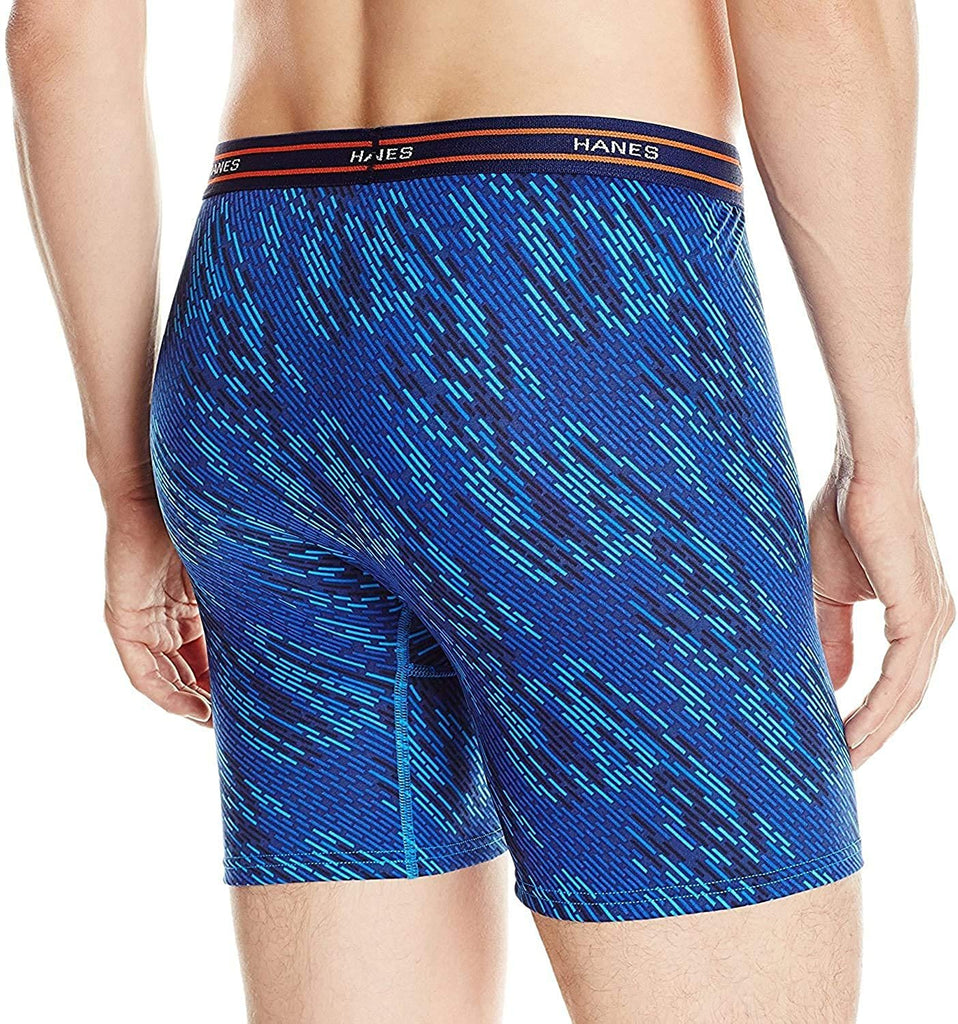 Hanes Men's 3-Pack X-Temp Performance Cool Boxer Brief (1 Print/2 Solids)