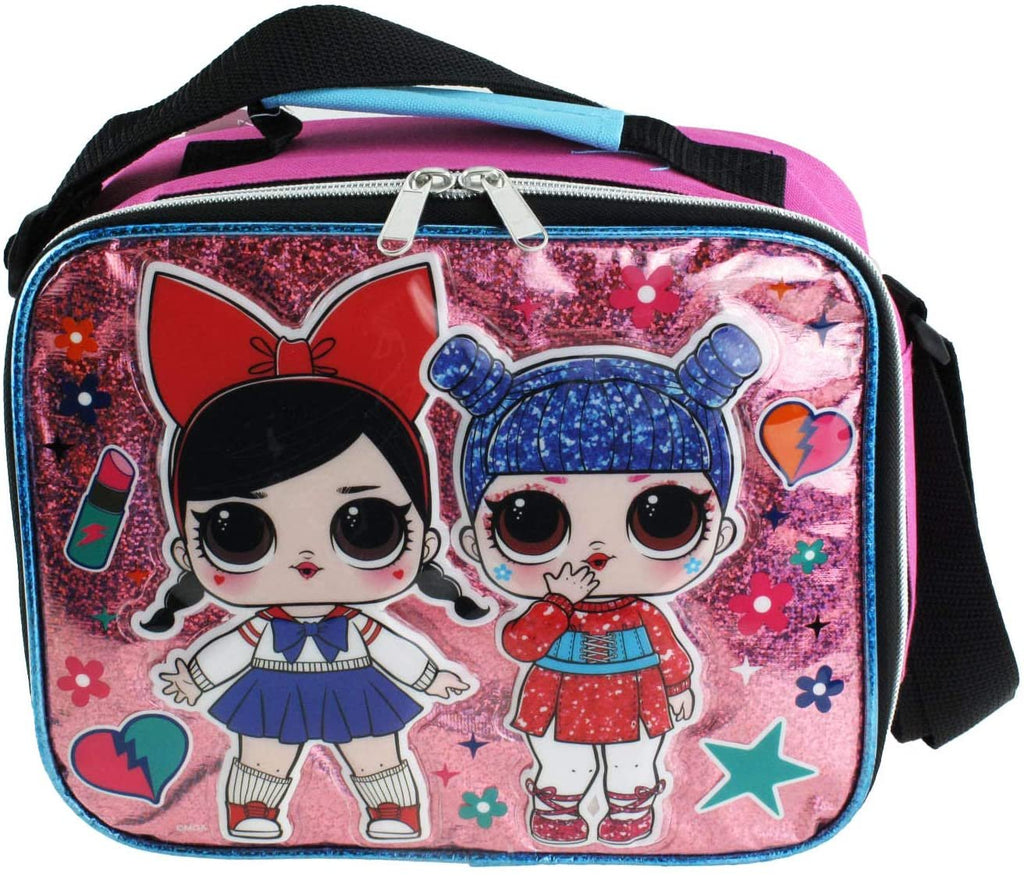 LOL Surprise - Hair Do Collection Insulated Lunch Bag with Adjustable Shoulder Straps - A17317